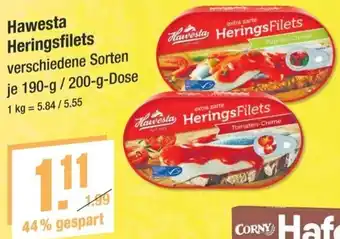 V Markt Hawesta Heringsfilets 190/200 g Dose Angebot