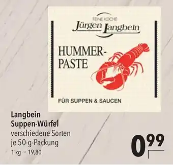CITTI Markt Langbein Suppen-Würfel 50g Angebot
