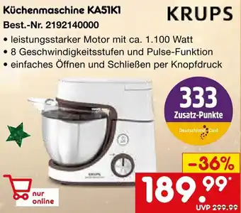 Netto Marken-Discount KRUPS Küchenmaschine KA51K1 Angebot