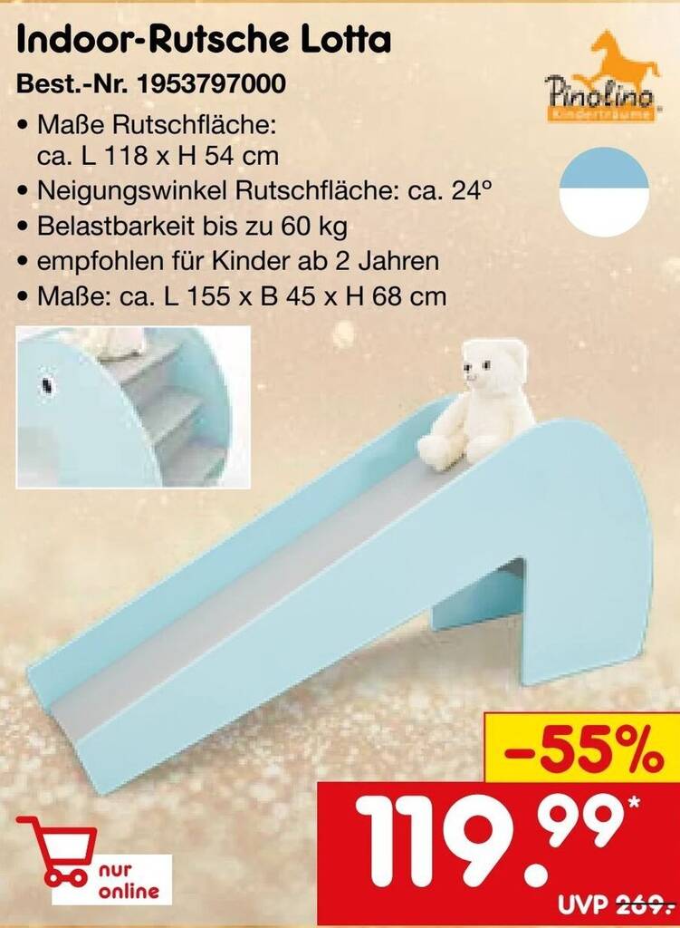 Pinolino IndoorRutsche Lotta Angebot bei Netto MarkenDiscount