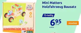 Action Mini Matters Holzfahrzeug Bausatz 75-teilig Angebot