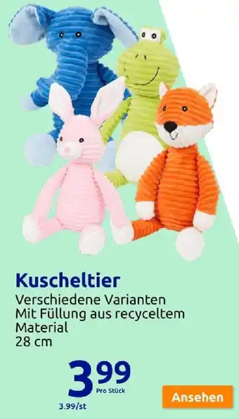 Action Kuscheltier Angebot