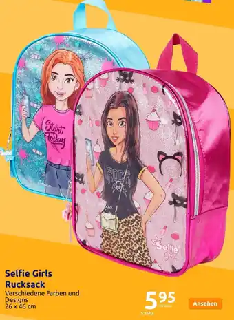 Action Selfie Girls Rucksack Angebot