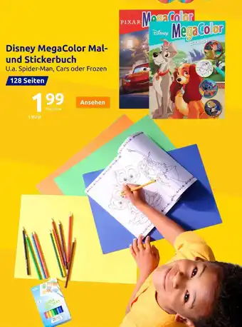 Action Disney MegaColor Mal-und Stickerbuch Angebot