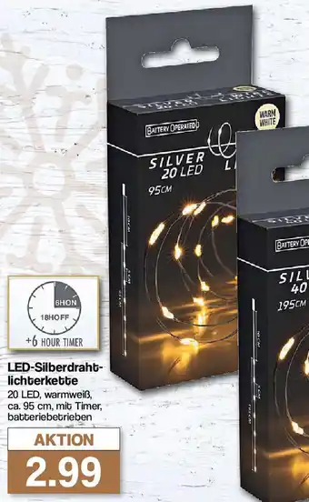 Famila Nord West LED-Silberdraht-lichterkette 20 LED Angebot