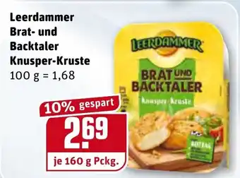 REWE Center Leerdammer Brat und Backtaler Knusper-Kruste 160g Angebot