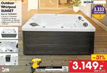 Netto Marken-Discount HOME DELUXE Outdoor Whirlpool SUNSET Angebot