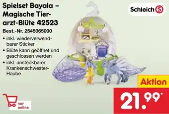 Netto Marken-Discount Schleich Spielset Bayala - Magische Tierarzt-Blüte 42523 Angebot