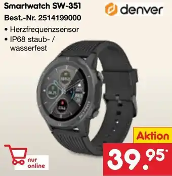 Netto Marken-Discount denver Smartwatch SW-351 Angebot