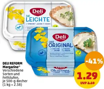 PENNY DELI REFORM Margarine 500 g Becher Angebot