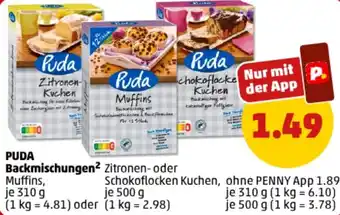 PENNY PUDA Backmischungen 310 g Angebot