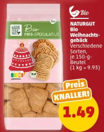 PENNY NATURGUT Bio Weihnachtsgebäck 150 g Beutel Angebot