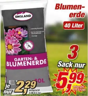 Posten Börse Blumenerde 40 Liter Angebot