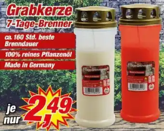 Posten Börse Grabkerze 7-Tage-Brenner Angebot