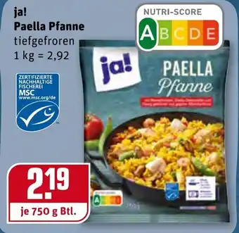 REWE Center Ja! Paella Pfanne 750g Angebot