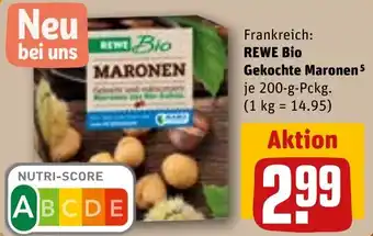 REWE REWE Bio Gekochte Maronen 200 g Pckg. Angebot