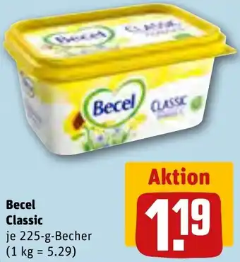 REWE Becel Classic 225 g Becher Angebot