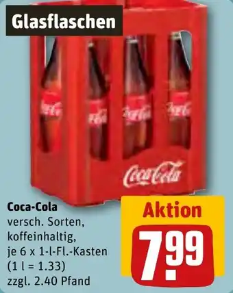 REWE Coca-Cola 6 x 1-l-Fl. Kasten Angebot