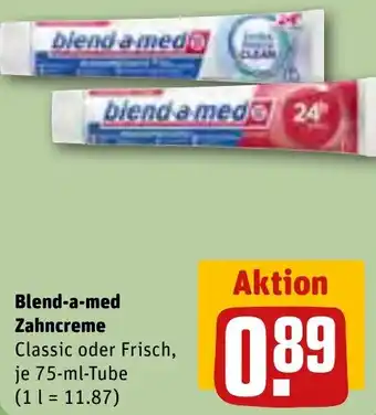 REWE Blend-a-med Zahncreme 75 ml Tube Angebot