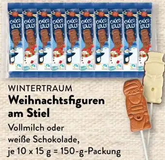 Aldi Süd WINTERTRAUM Weihnachtsfiguren am Stiel 150 g Packung Angebot