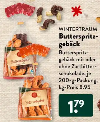 Aldi Süd WINTERTRAUM Butterspritzgebäck 200 g Packung Angebot