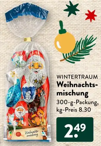 Aldi Süd WINTERTRAUM Weihnachtsmischung 300 g Packung Angebot