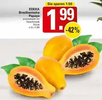 WEZ EDEKA Brasilianische Papaya Angebot