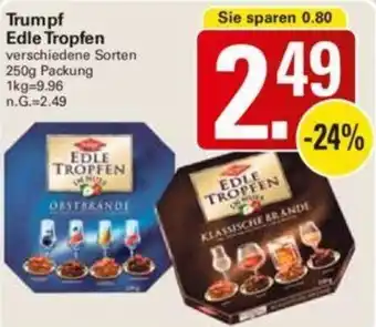 WEZ Trumpf Edle Tropfen 250 g Packung Angebot