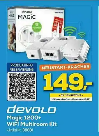 Euronics Berlet Devolo Magic 1200+ Wifi Multiroom Kit Angebot