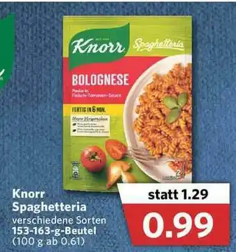 Combi Knorr Spaghetteria Angebot