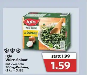 Combi Iglo Würz-spinat Angebot