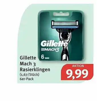 Feneberg Gilette Mach 3 Rasierklingen Angebot