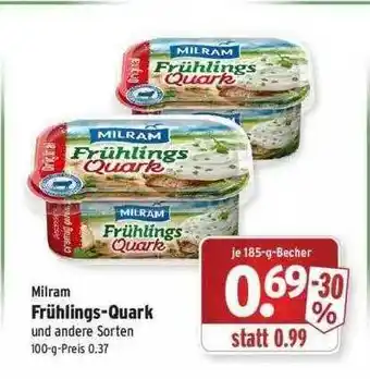 Wasgau Milram Frühlings-quark Angebot