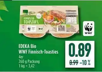 diska Edeka Bio Wwf Finnisch-toasties Angebot