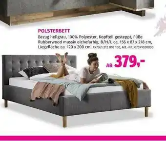 Möbel Rehmann Polsterbett Angebot