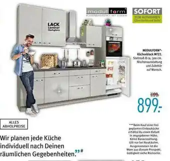 Trends Möbel Modulform Küchenblock Mf22 Angebot