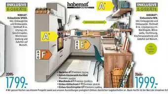 Trends Möbel Nobilla Einbaküche Speed Habemat Einbauküche Win Angebot