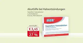 Pascal Apotheke Septoflam Halstabletten Lutschtabletten Angebot