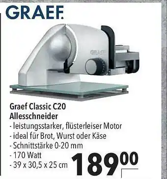 CITTI Markt Graef Classic C20 Allesschneider Angebot