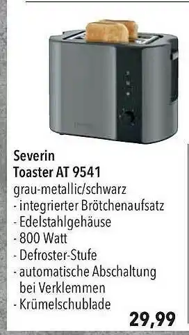 CITTI Markt Severin Toaster At 9541 Angebot