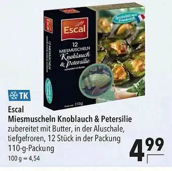 CITTI Markt Escal Miesmuscheln Knoblauch & Petersilie Angebot