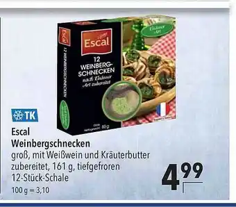 CITTI Markt Escal Weinbergschnecken Angebot