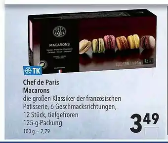 CITTI Markt Chef De Paris Macarons Angebot