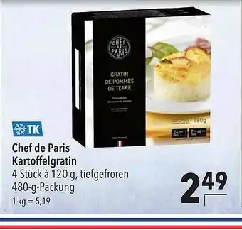 CITTI Markt Chef De Paris Kartoffelgratin Angebot