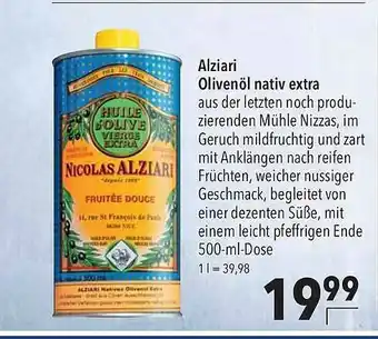 CITTI Markt Alziari Olivenöl Nativ Extra Angebot