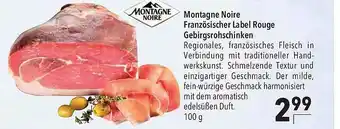 CITTI Markt Montagne Noire Französischer Label Rouge Gebirgsrohschinken Angebot