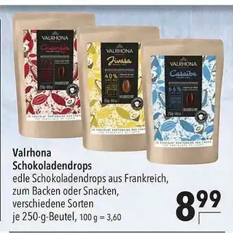 CITTI Markt Valrhona Schokoladendrops Angebot