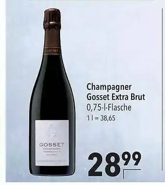 CITTI Markt Champagner Gosset Extra Brut Angebot