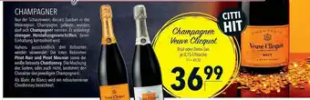 CITTI Markt Champagner Veuve Clicquot Angebot