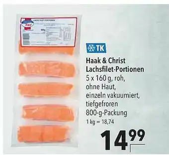 CITTI Markt Haak & Christ Lachsfilet-portionen Angebot